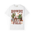 Howdy Fall Graphic Tee — Western Cactus Pumpkin Autumn T-Shirt