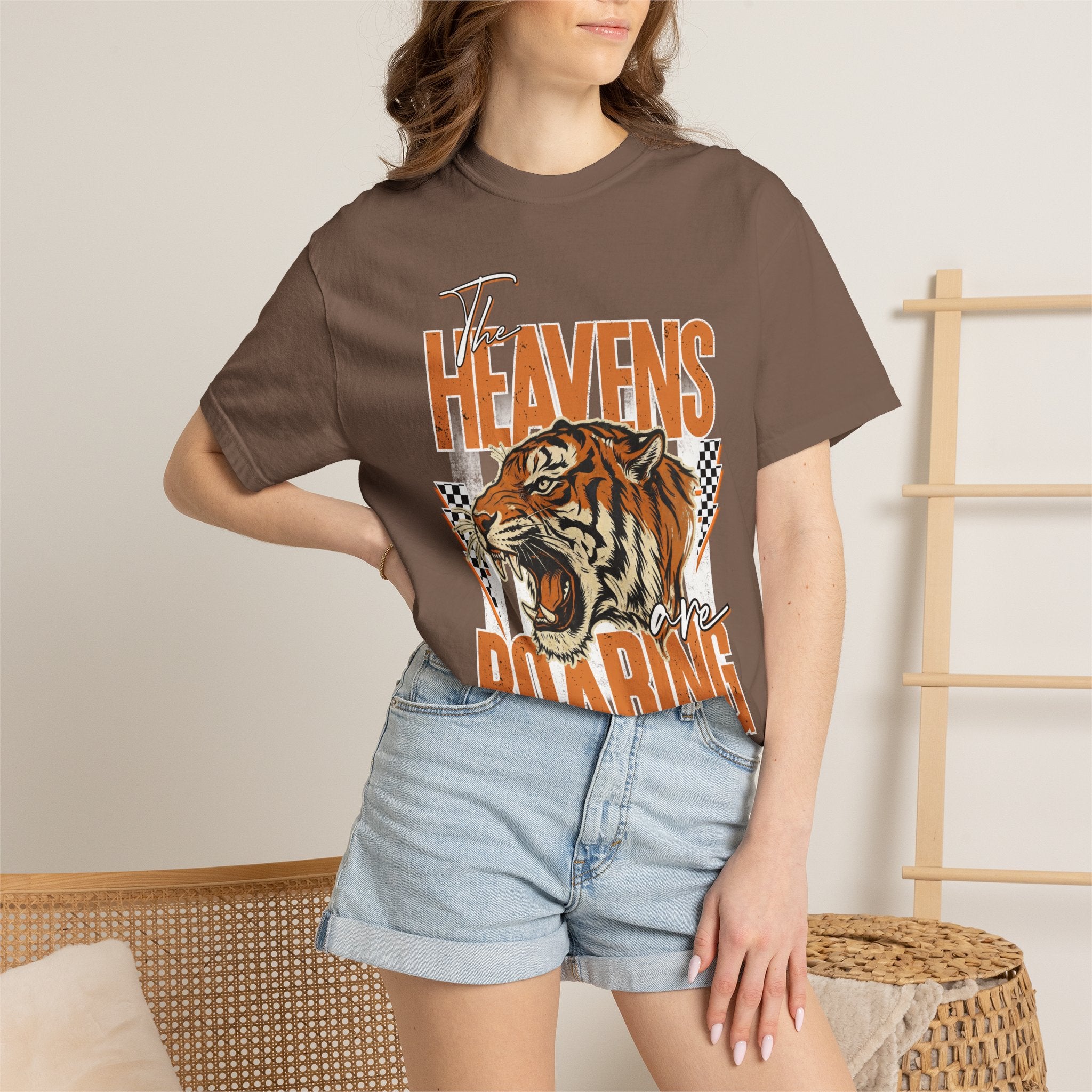 The Heavens Are Roaring Tiger Graphic T-Shirt