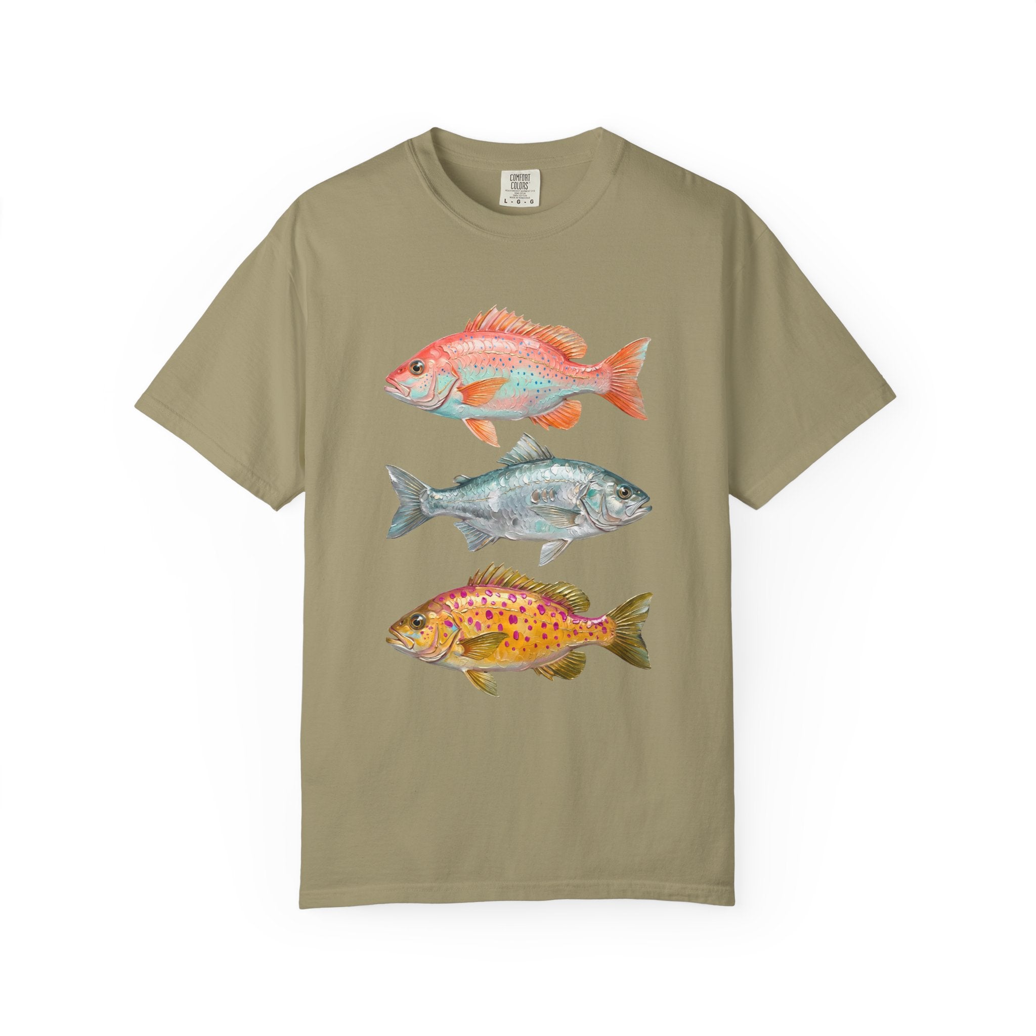Tropical Fish Trio T-Shirt — Vintage Angler Graphic Tee