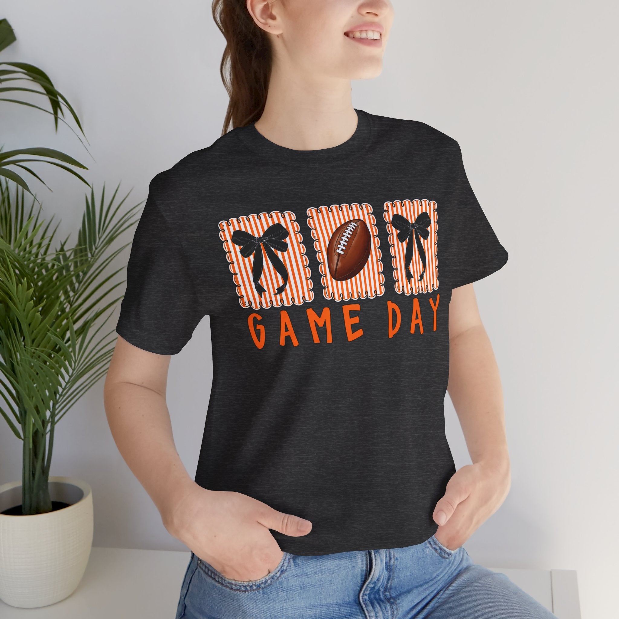 Game Day Football Tee — 'Game Day' Graphic T-Shirt