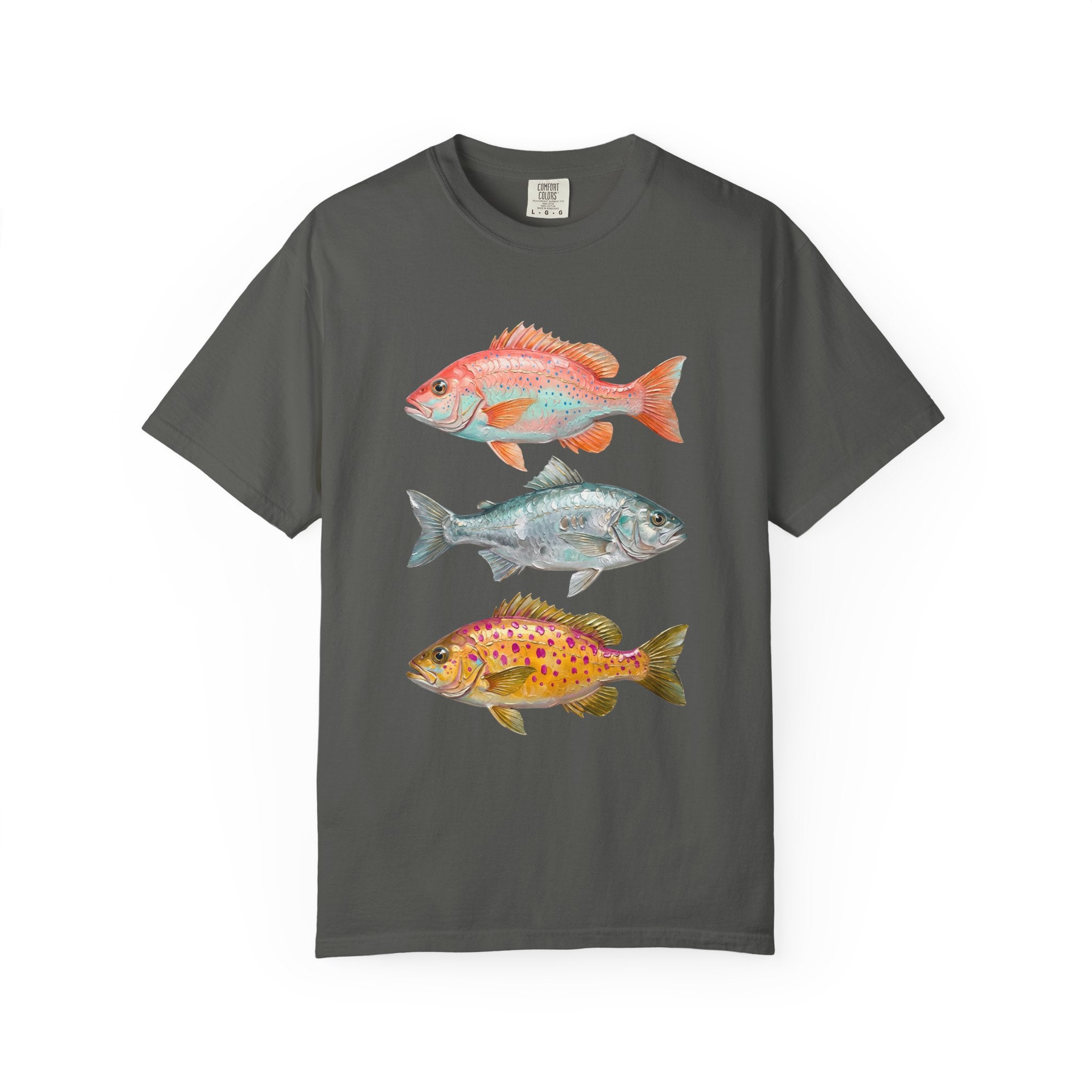 Tropical Fish Trio T-Shirt — Vintage Angler Graphic Tee
