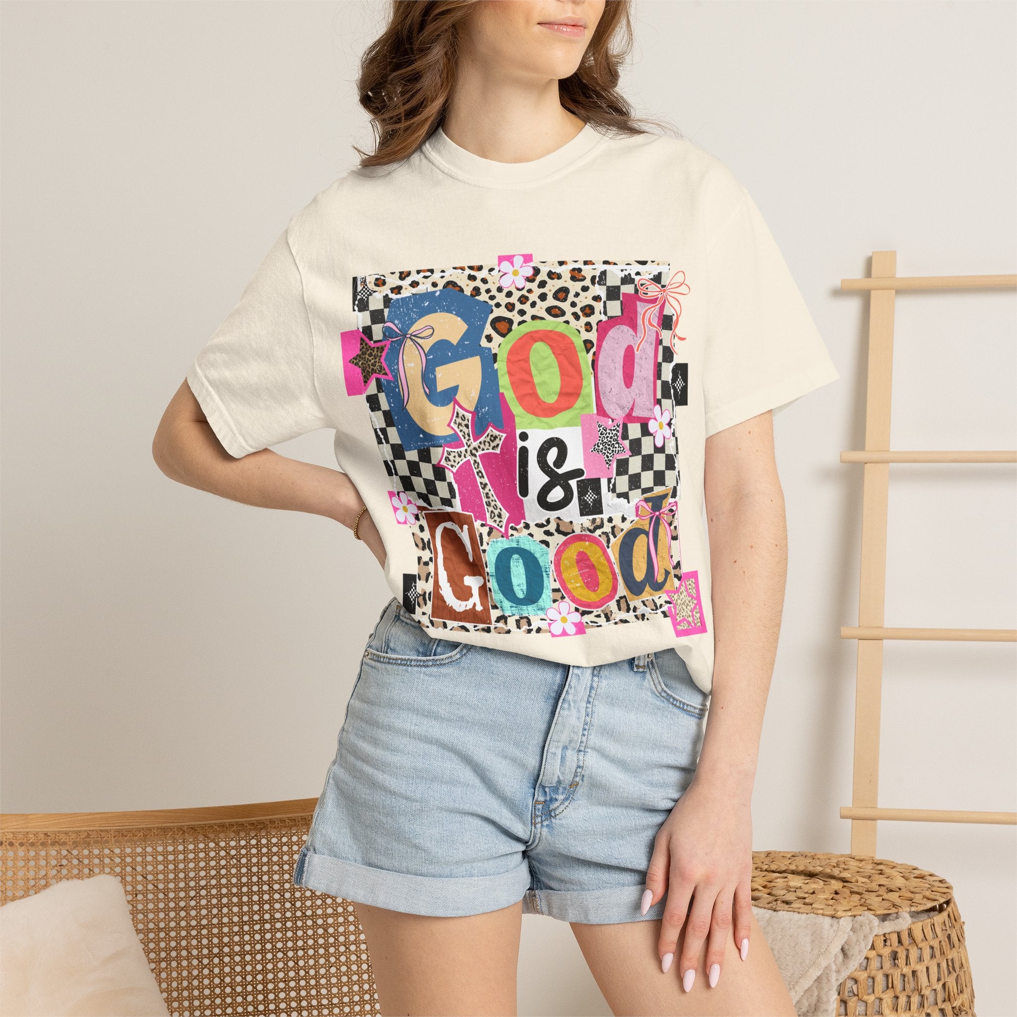 God is Good Graphic T-Shirt — Colorful Faith Tee