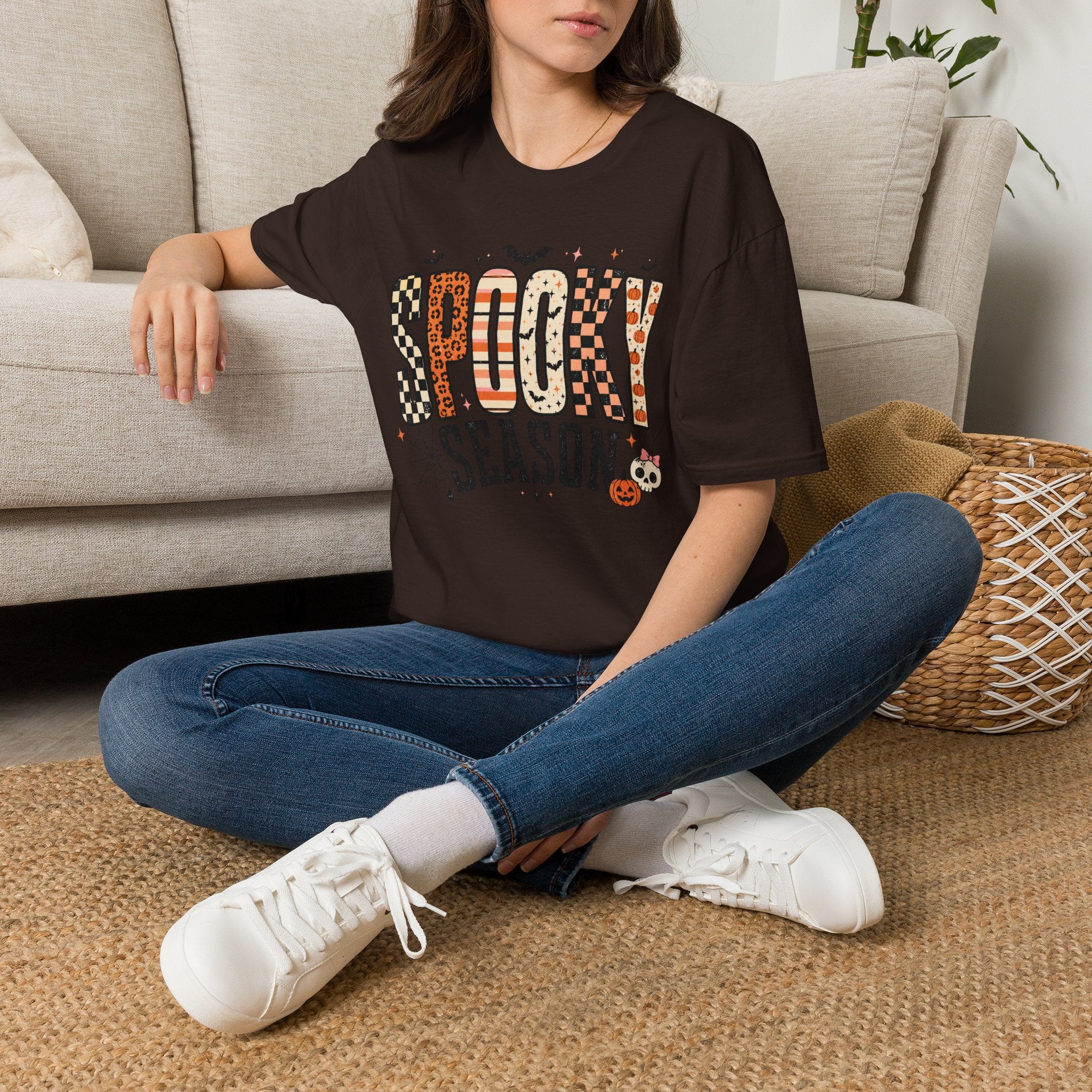 Spooky Season Graphic T-Shirt — Halloween Fall Pumpkin Tee
