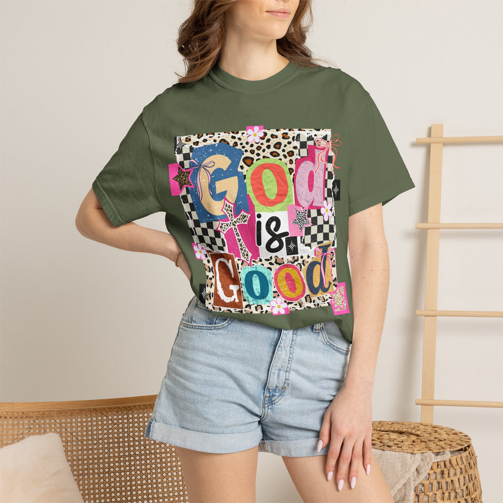 God is Good Graphic T-Shirt — Colorful Faith Tee