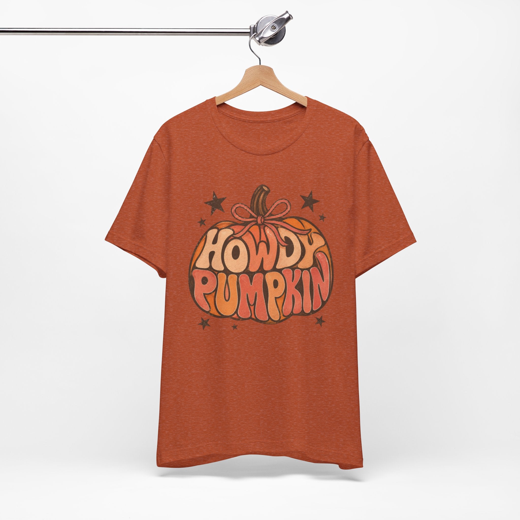 Howdy Pumpkin T-Shirt – Retro Pumpkin Fall Tee