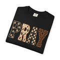 PRAY Graphic T-Shirt — Vintage Floral & Leopard Lettering