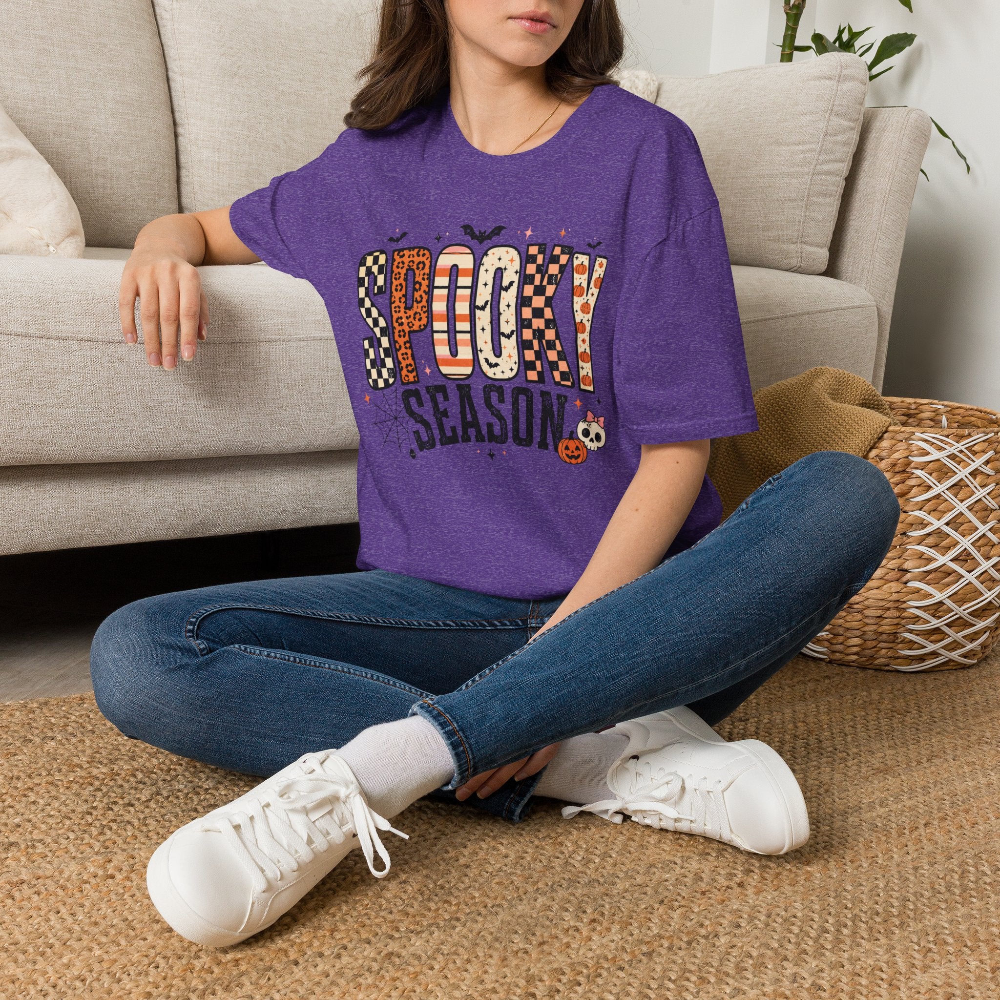 Spooky Season Graphic T-Shirt — Halloween Fall Pumpkin Tee