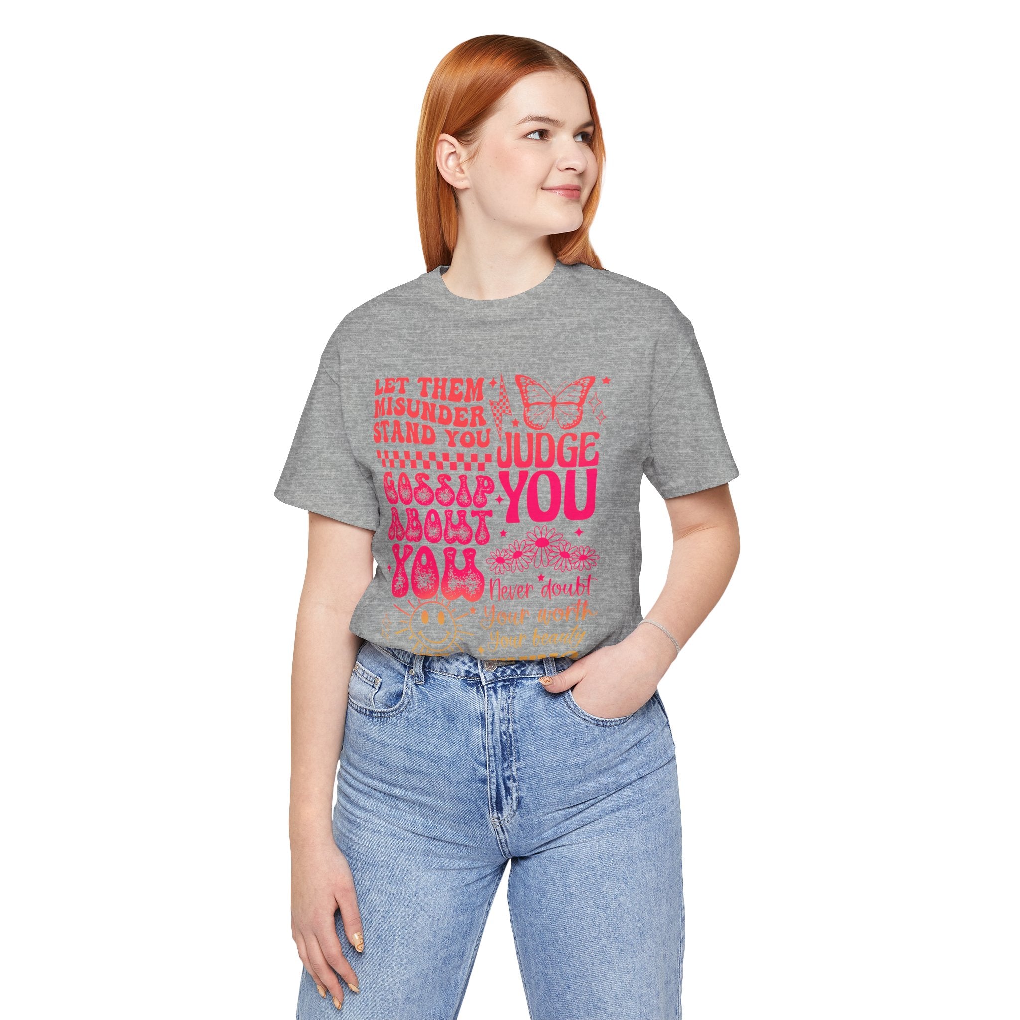 Keep Shining Inspirational Tee — "Let Them Misunderstand, Judge You, Gossip About You"