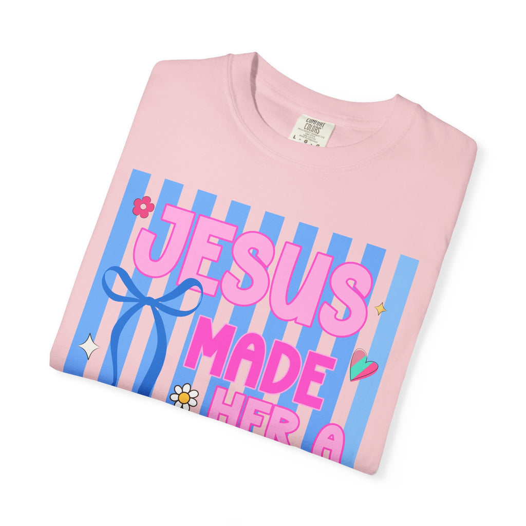 Jesus Made Her a Mama Tee — Cute Faith-Based