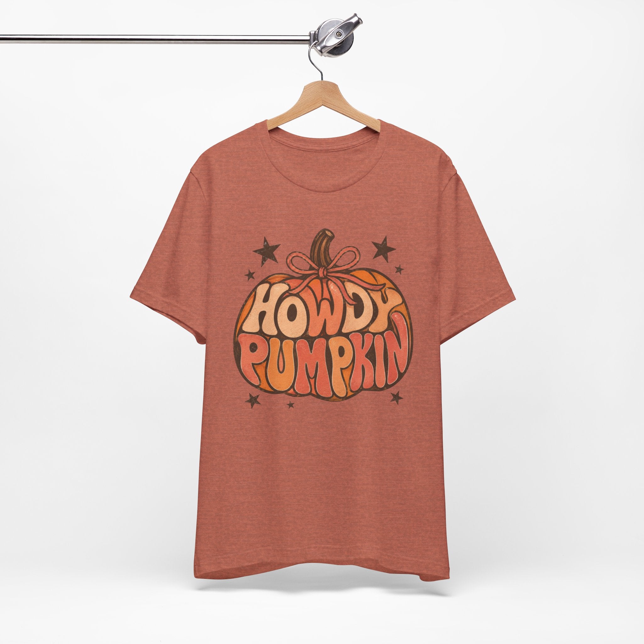 Howdy Pumpkin T-Shirt – Retro Pumpkin Fall Tee