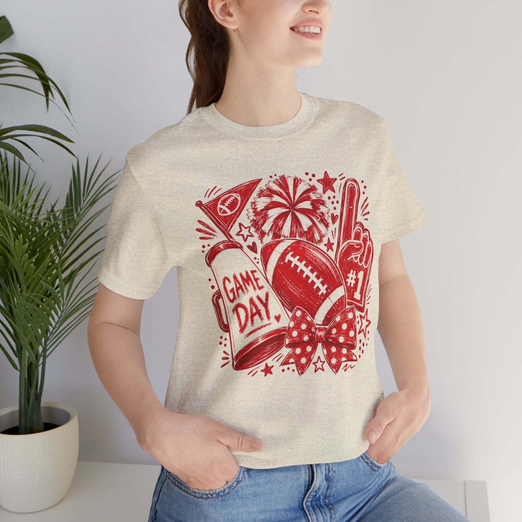 Game Day Football T-Shirt – #1 Fan Tailgate Tee