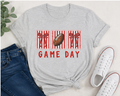 Game Day Football Tee — Striped Presents Design
