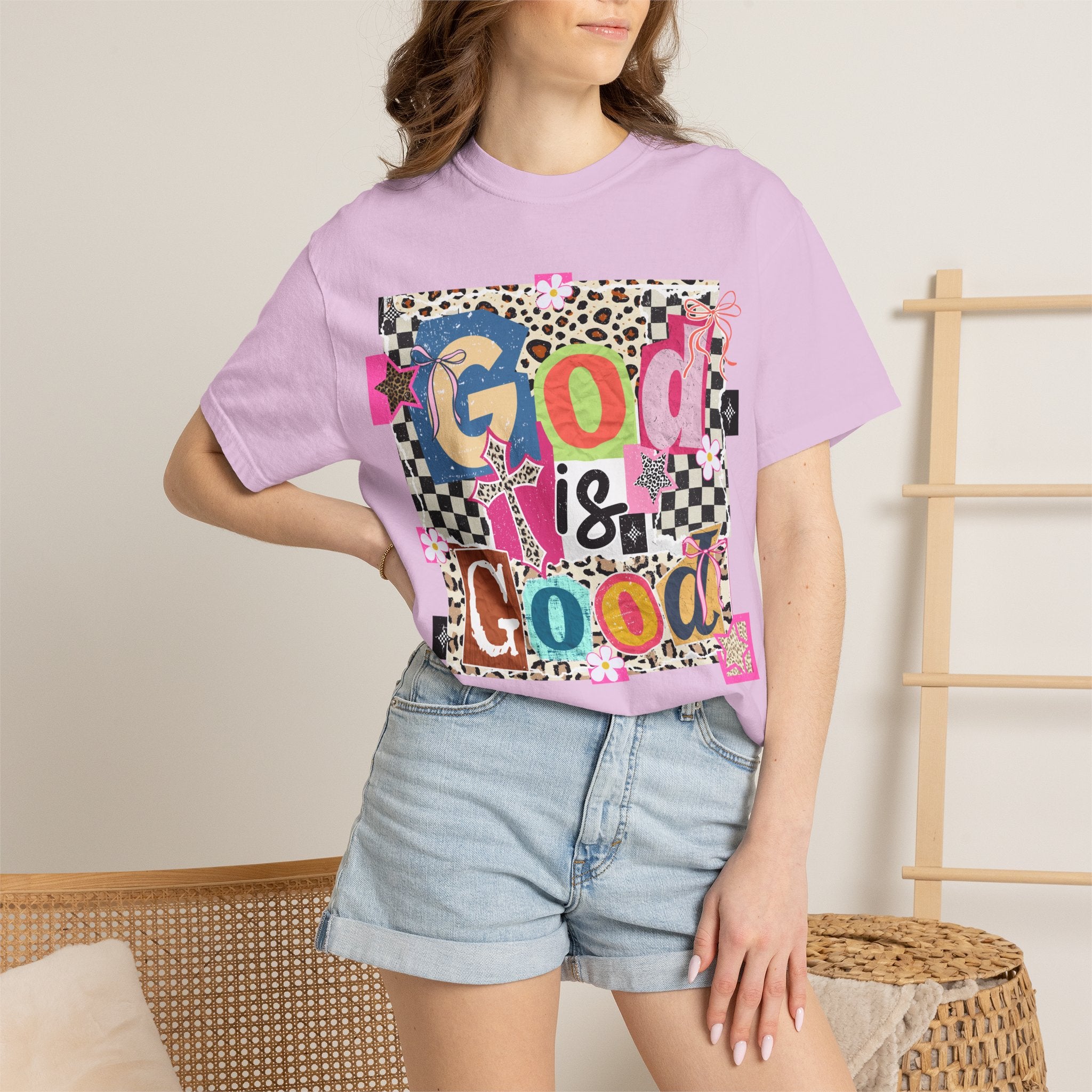 God is Good Graphic T-Shirt — Colorful Faith Tee
