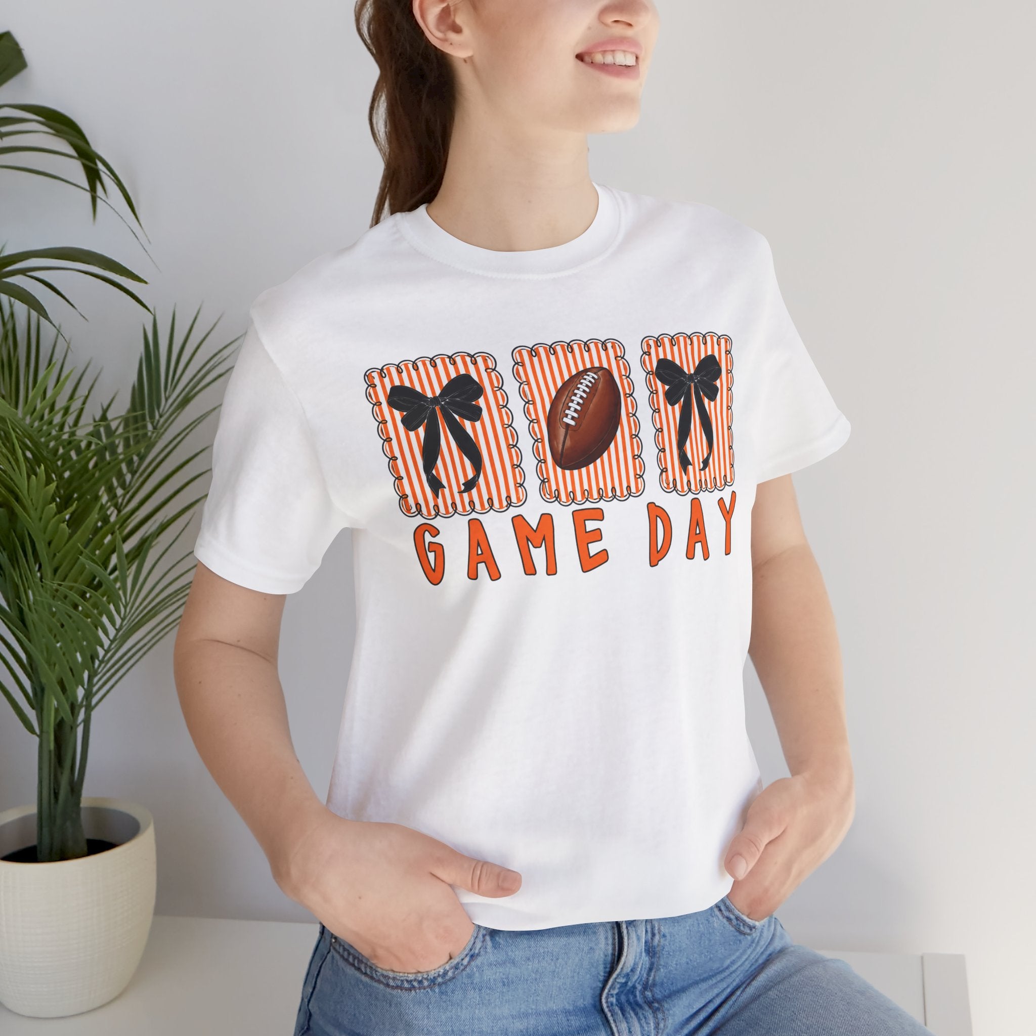 Game Day Football Tee — 'Game Day' Graphic T-Shirt