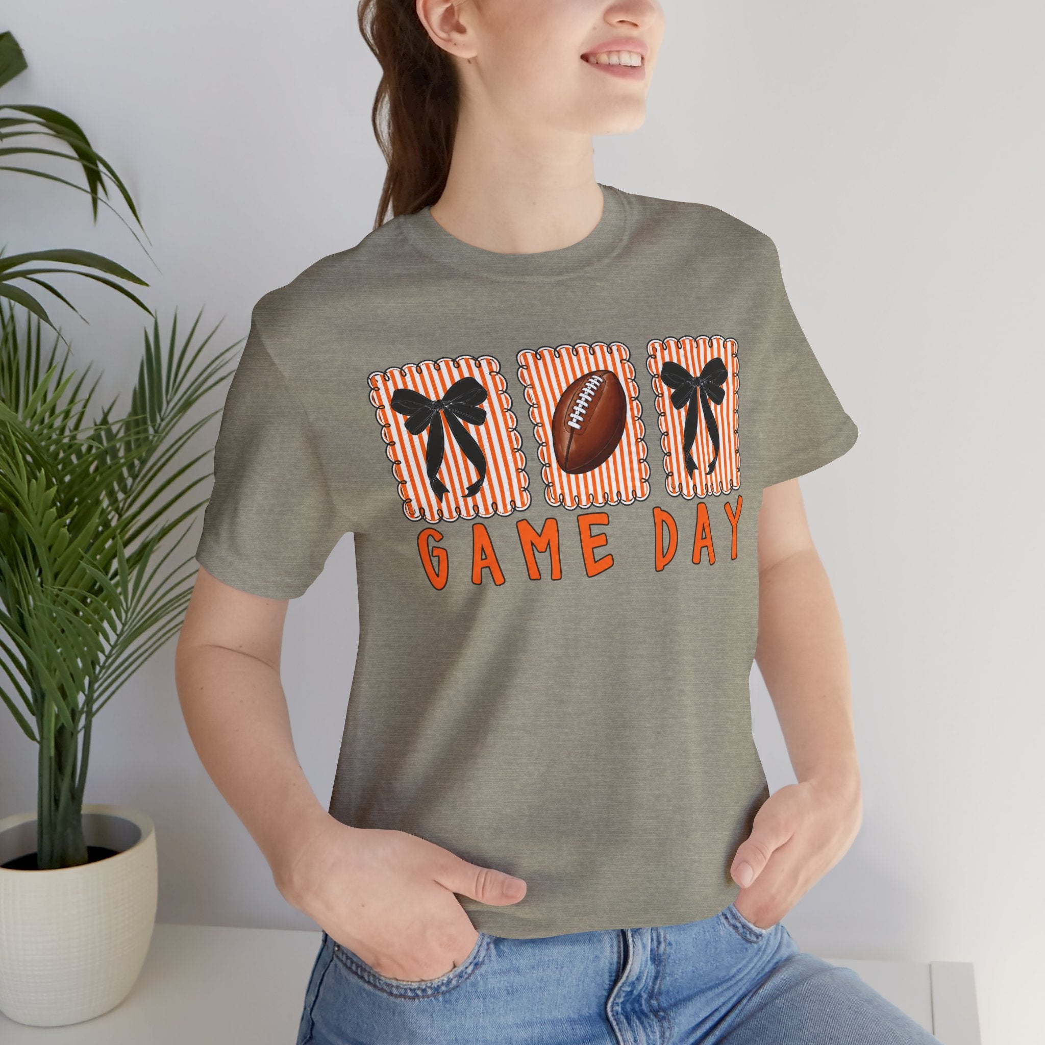 Game Day Football Tee — 'Game Day' Graphic T-Shirt