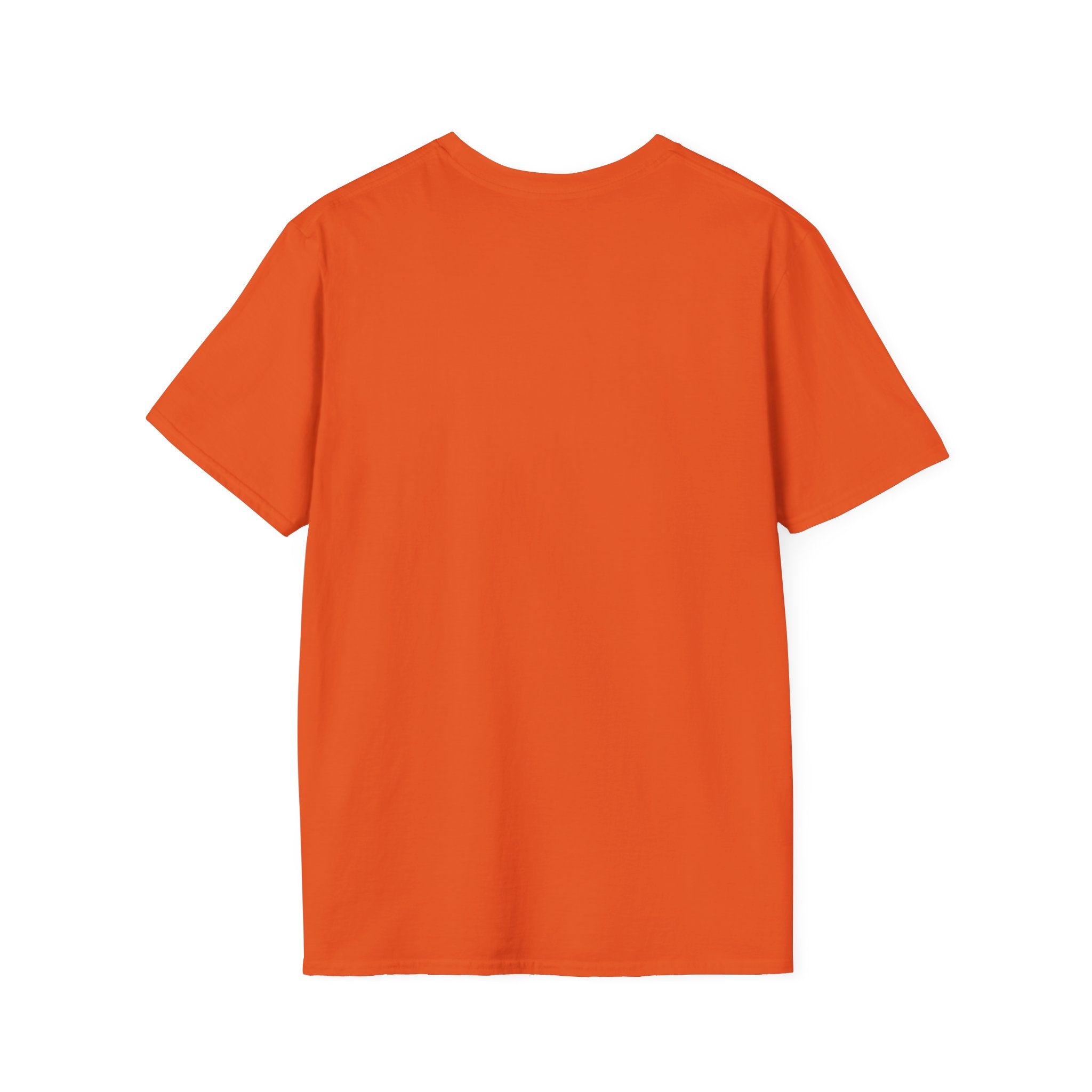 Checker Football Balloons Tee — Orange Game Day Shirt