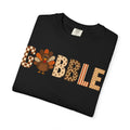 Gobble Turkey Graphic T-Shirt — Thanksgiving Family Pilgrim Holiday Tee