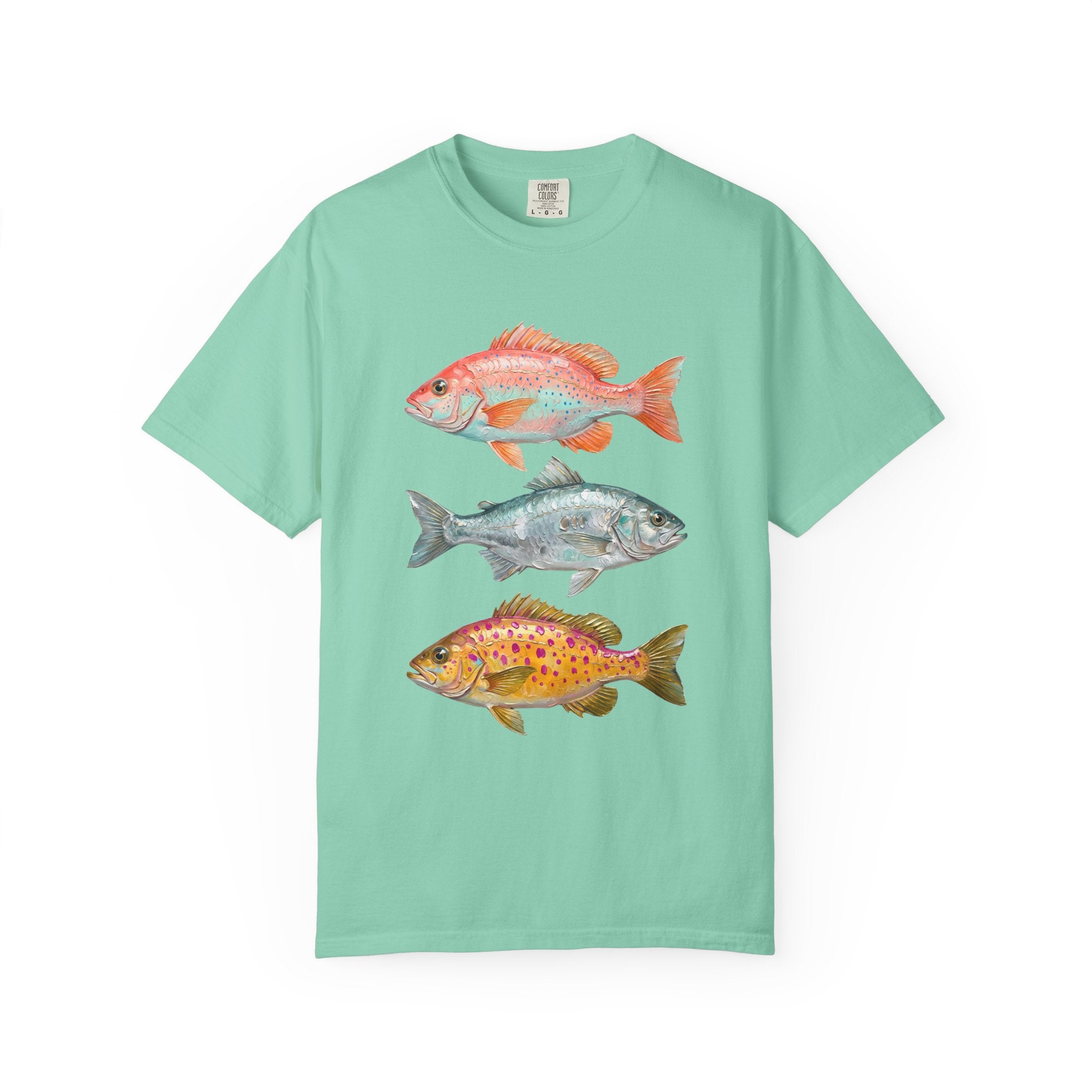 Tropical Fish Trio T-Shirt — Vintage Angler Graphic Tee