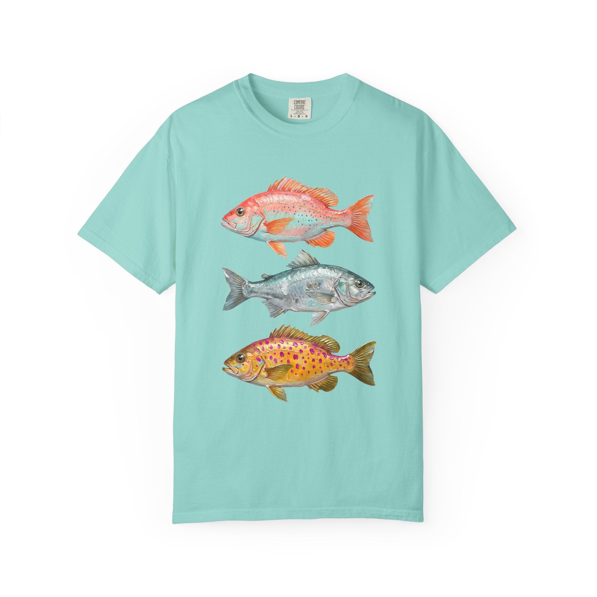 Tropical Fish Trio T-Shirt — Vintage Angler Graphic Tee