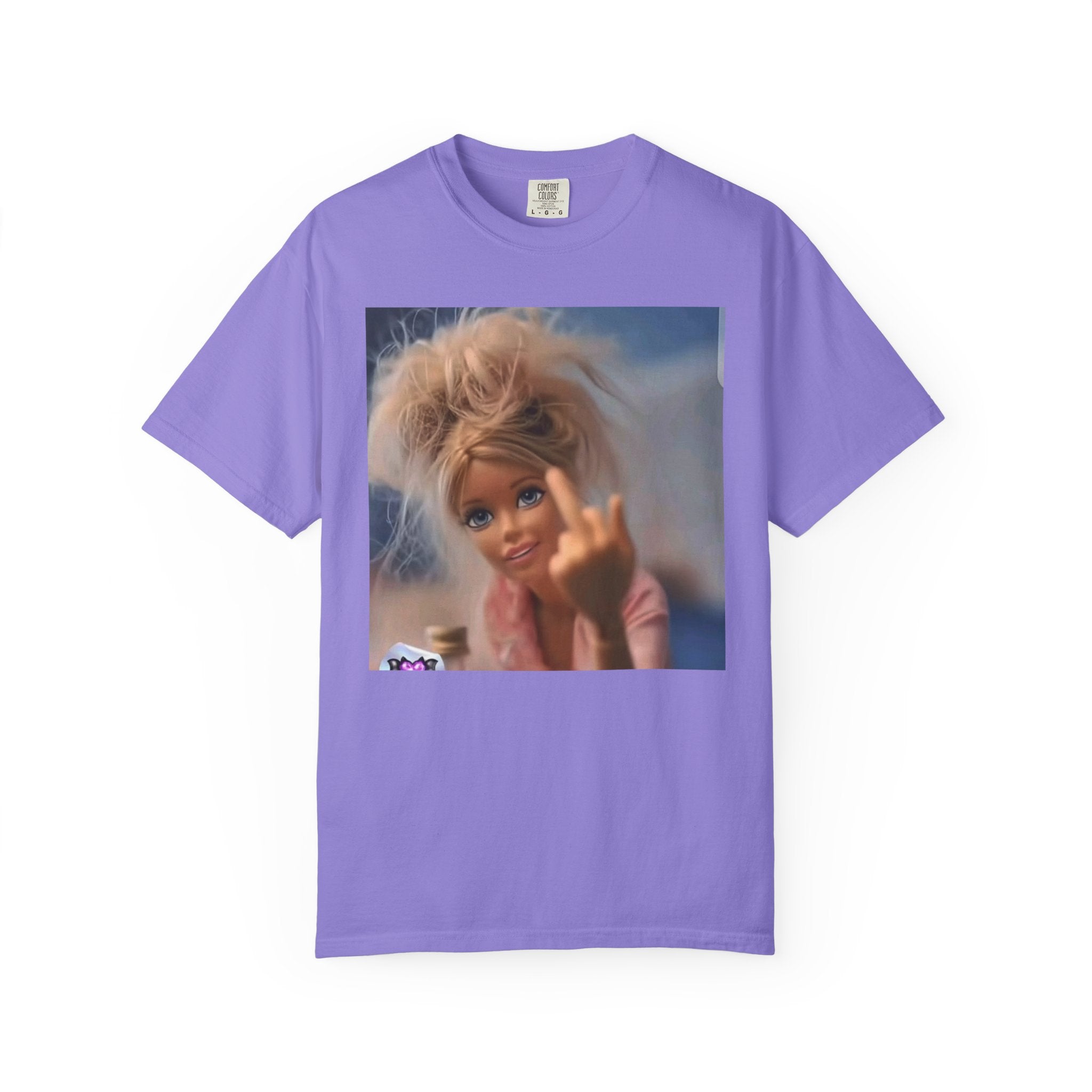 Middle Finger Doll Graphic T-Shirt — Sassy Vintage Barbie Vibe