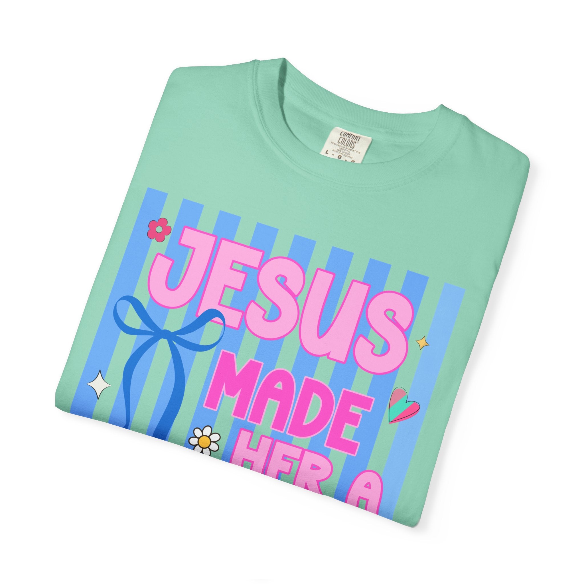 Jesus Made Her a Mama Tee — Cute Faith-Based
