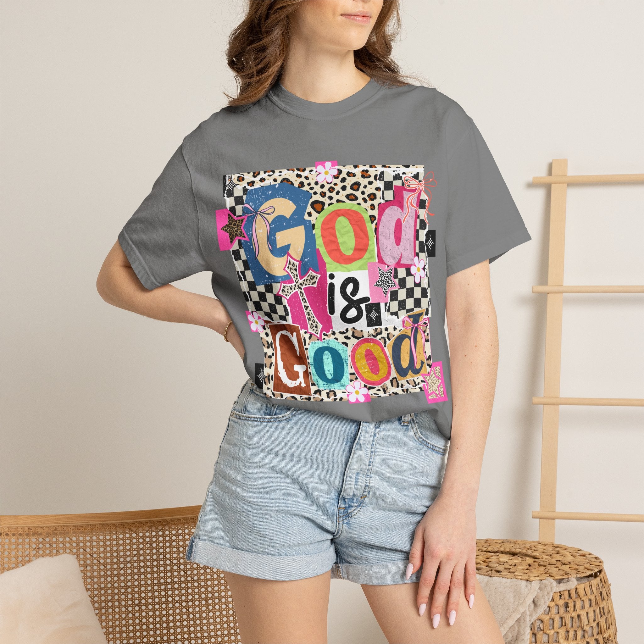 God is Good Graphic T-Shirt — Colorful Faith Tee