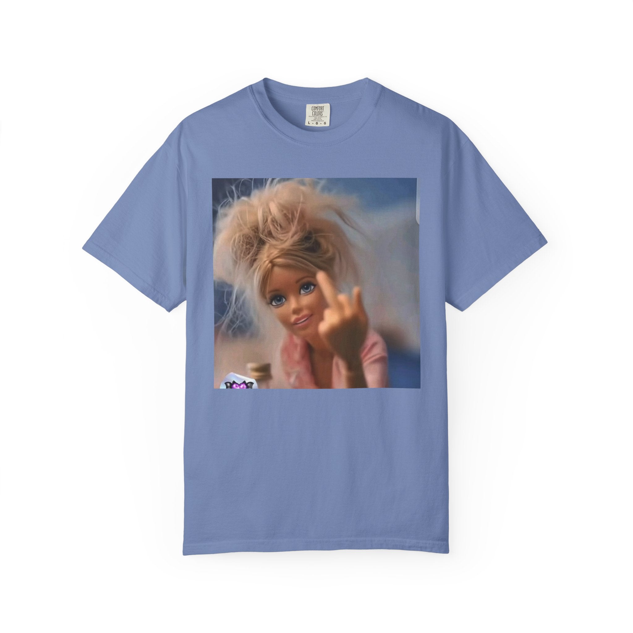 Middle Finger Doll Graphic T-Shirt — Sassy Vintage Barbie Vibe
