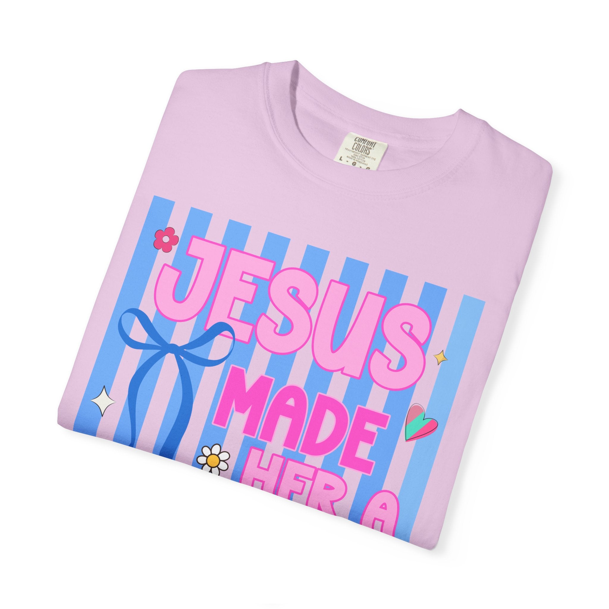 Jesus Made Her a Mama Tee — Cute Faith-Based