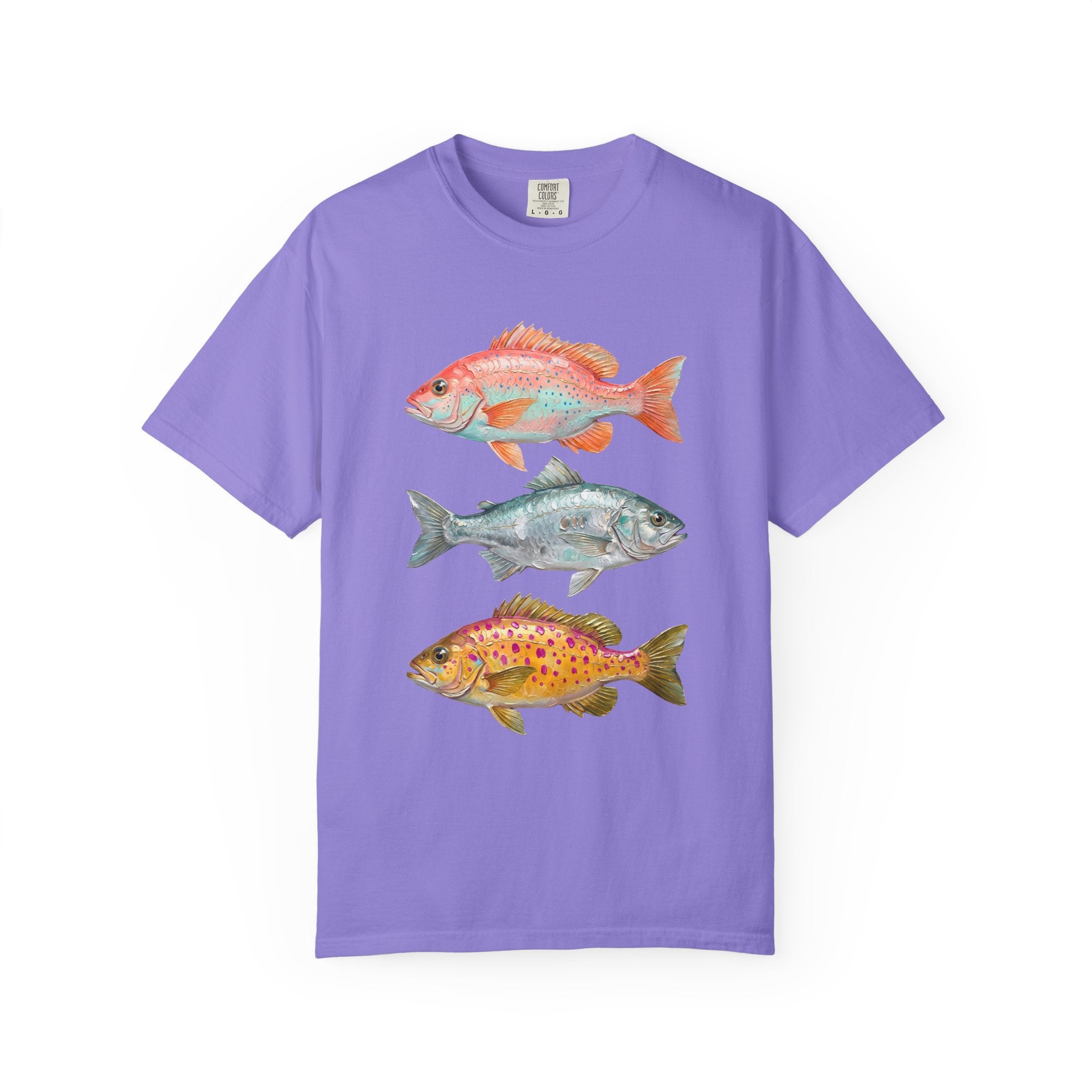 Tropical Fish Trio T-Shirt — Vintage Angler Graphic Tee