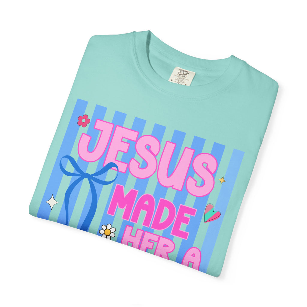 Jesus Made Her a Mama Tee — Cute Faith-Based