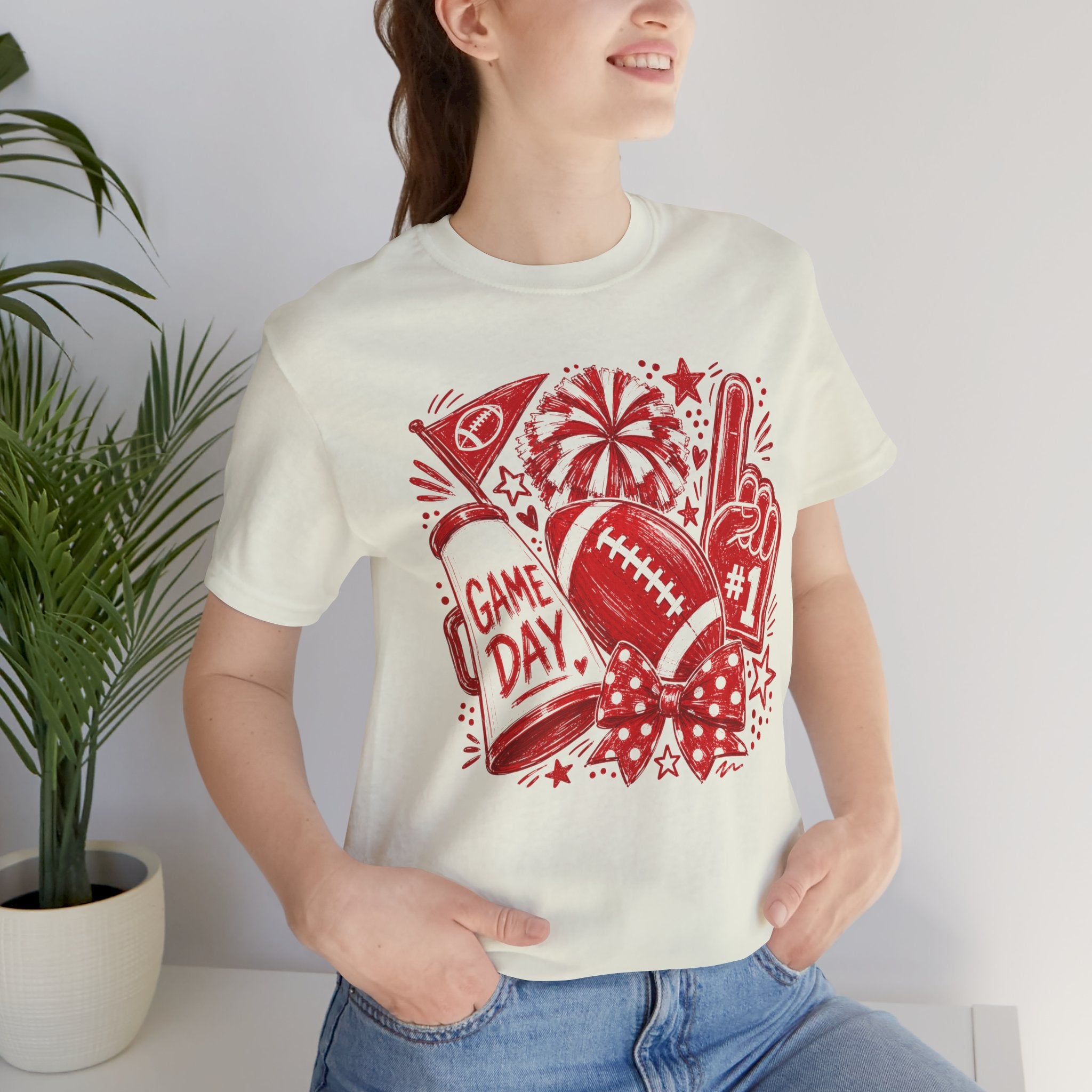 Game Day Football T-Shirt – #1 Fan Tailgate Tee