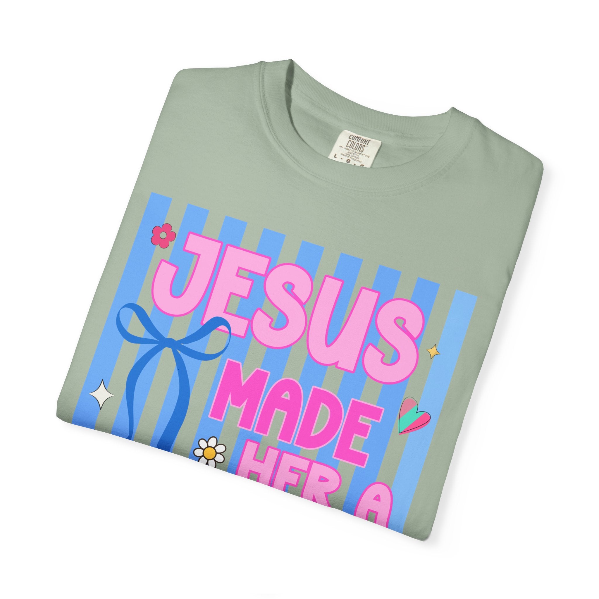 Jesus Made Her a Mama Tee — Cute Faith-Based