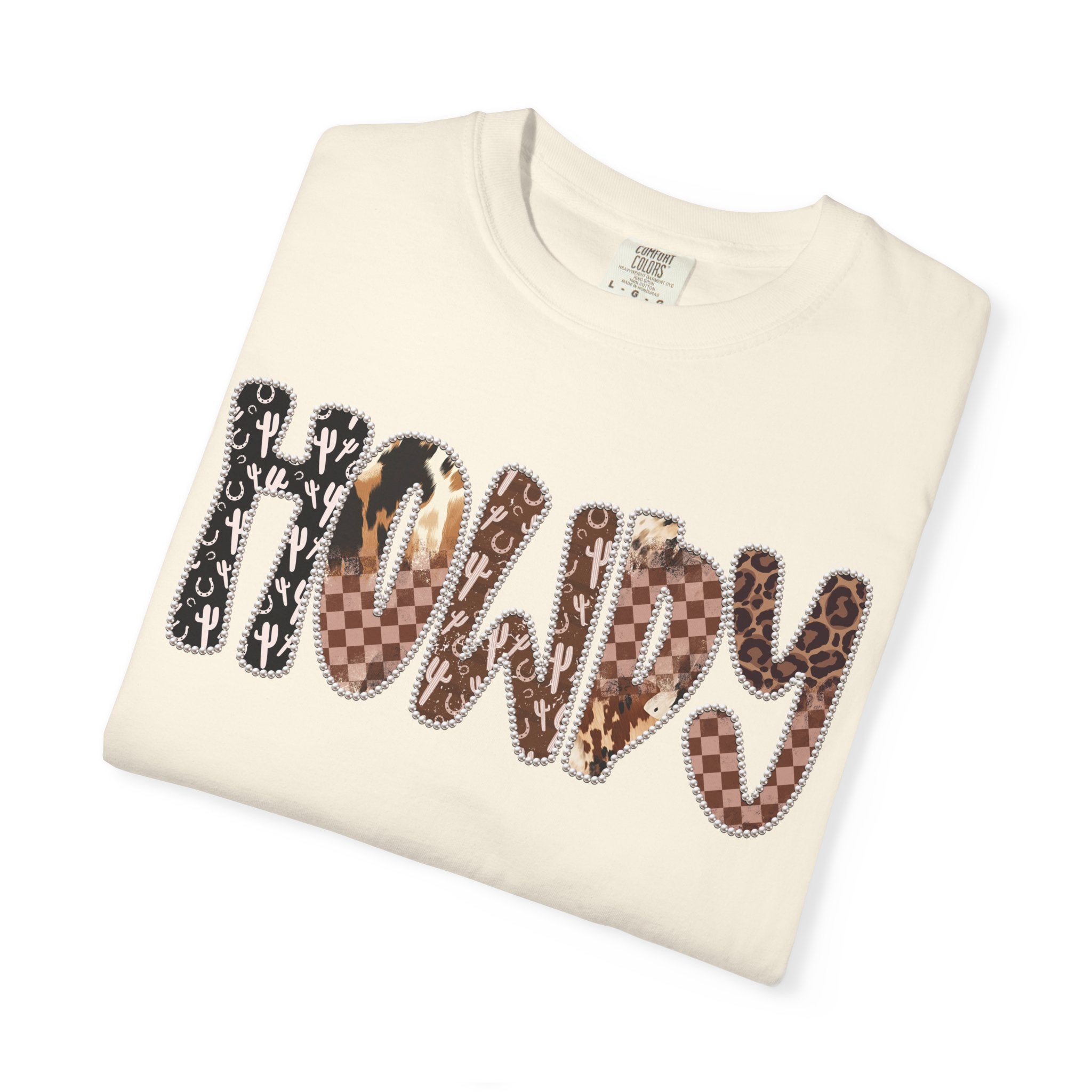Howdy Leopard Print T‑Shirt — Western Cowgirl Graphic Tee