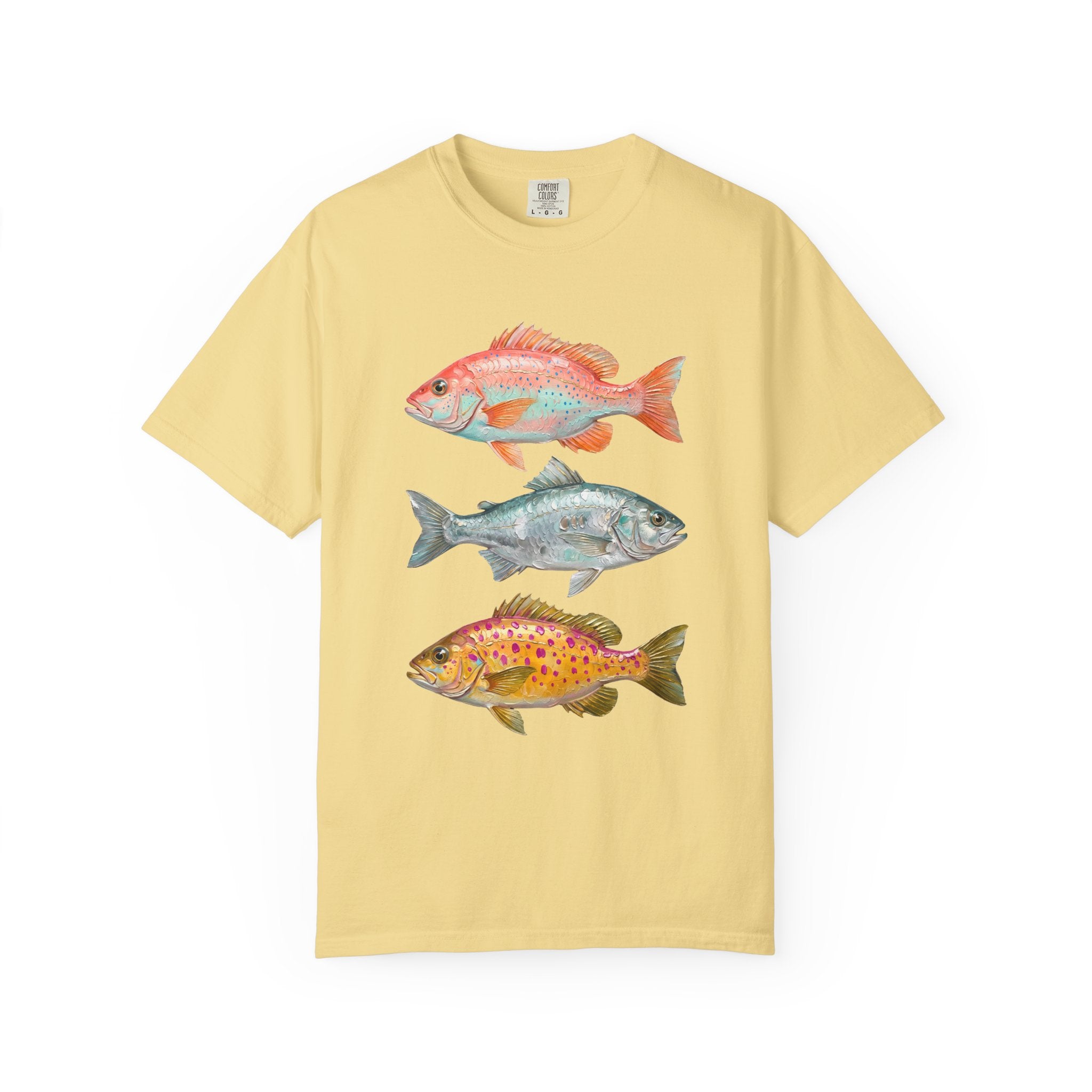 Tropical Fish Trio T-Shirt — Vintage Angler Graphic Tee