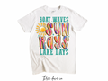 Boat, Waves, Sun Rays, Lake Days